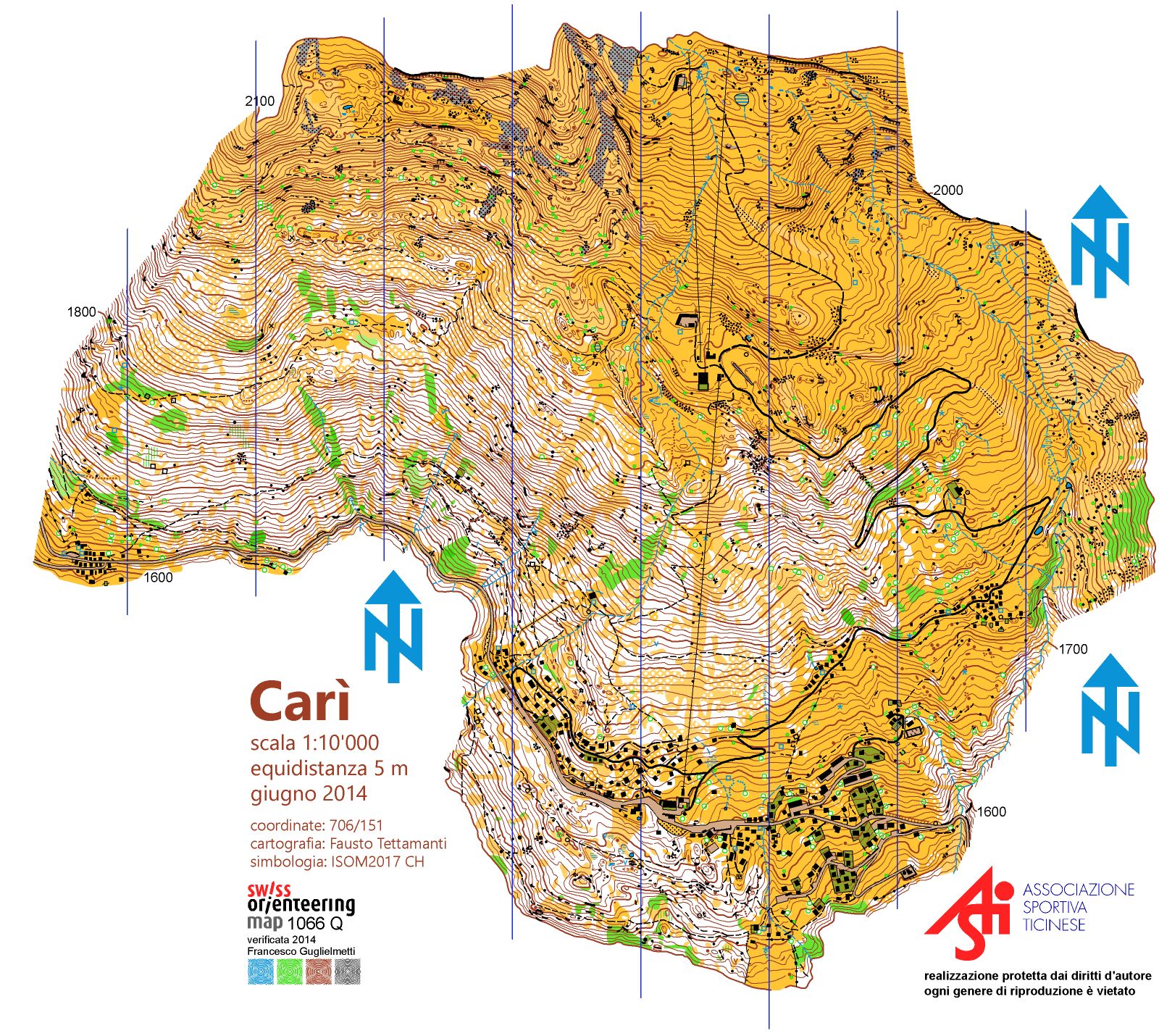 10 Tmo Ctco Cari September th Orienteering Map From Asti Ticino